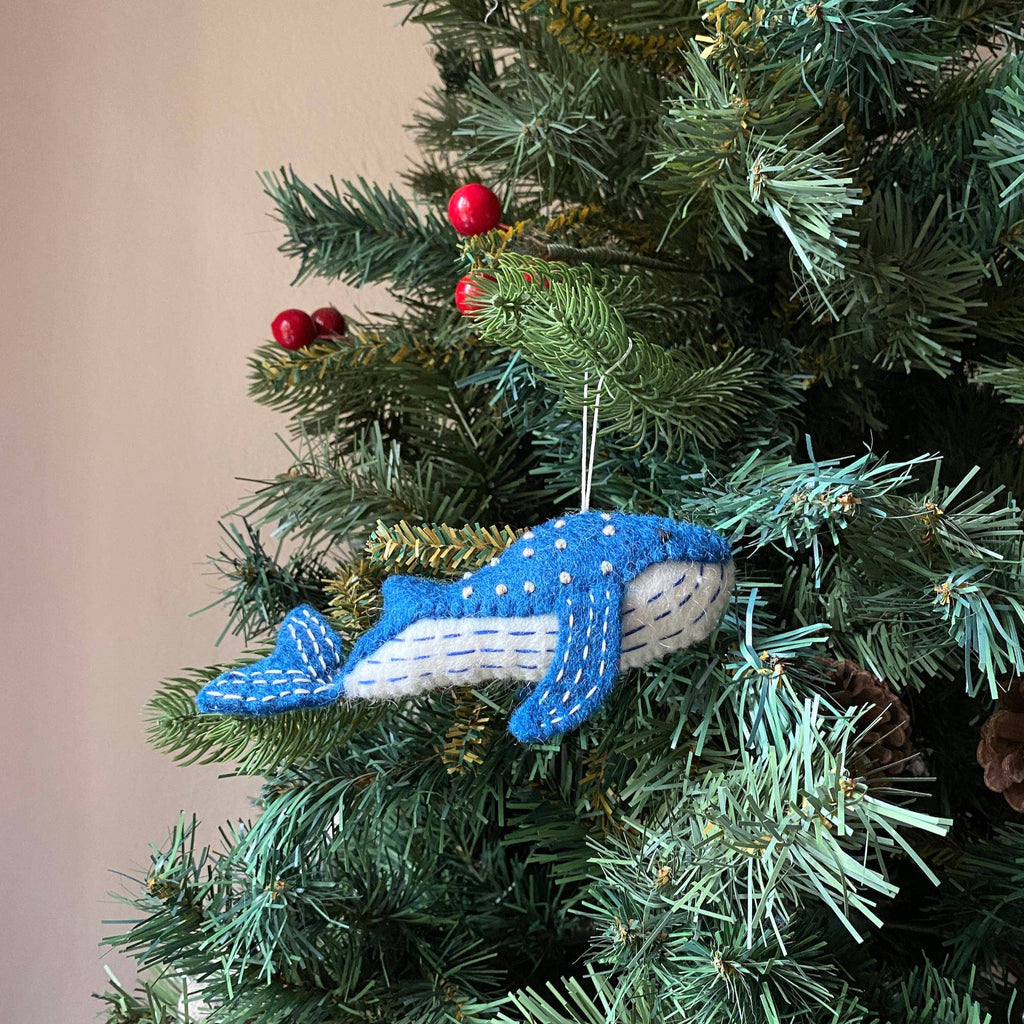 Blue Whale Ornament - Harmony