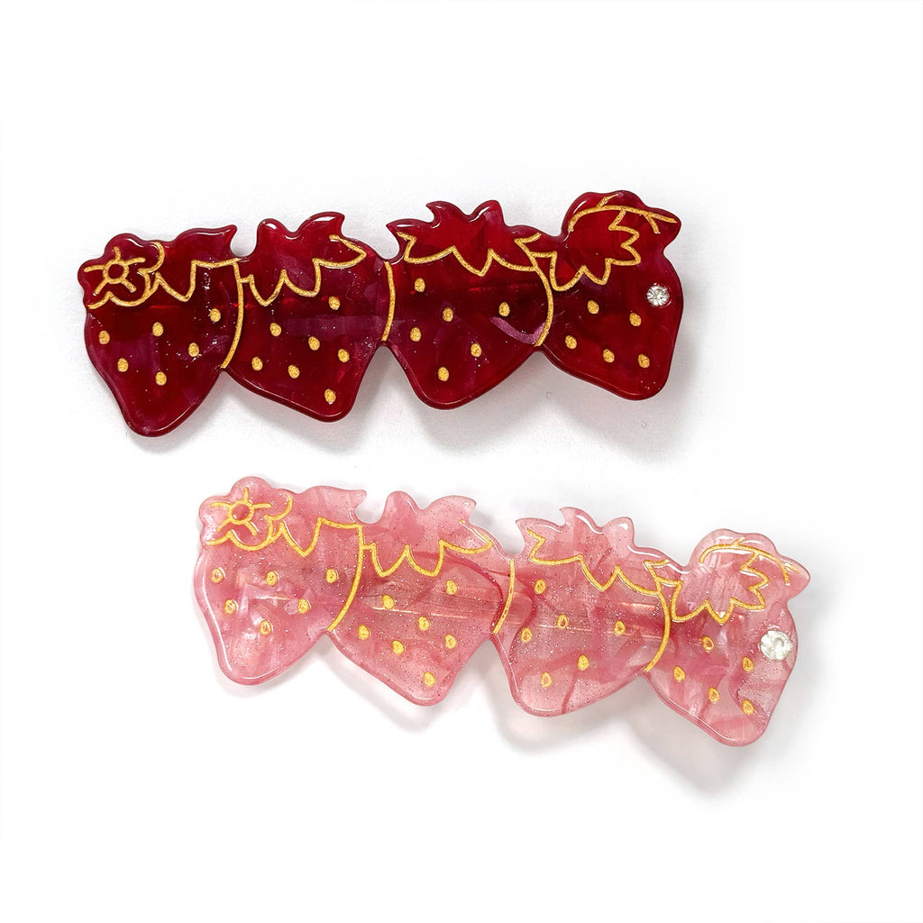 Strawberry 🍓 Hair Clips - Set of 2 - Harmony