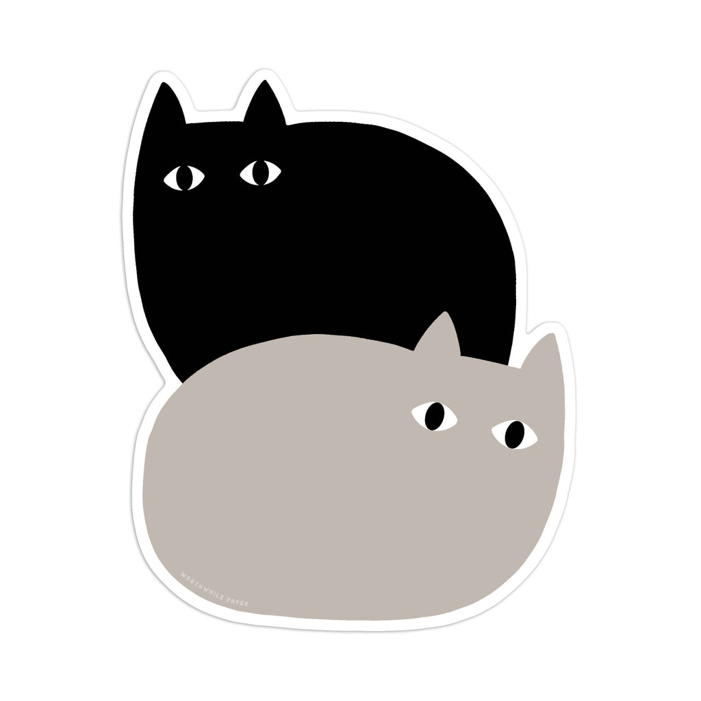 Loaf Cats Die Cut Sticker - Harmony