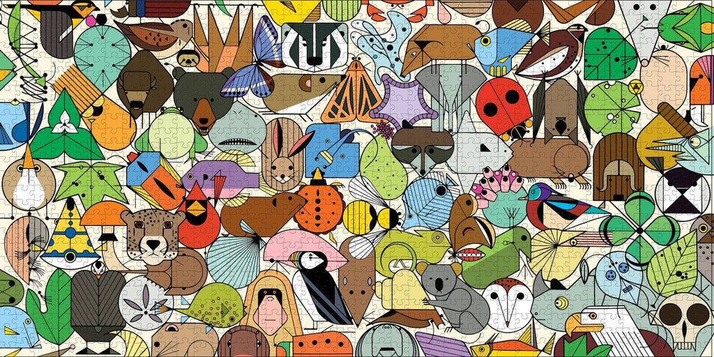 Charley Harper: Beguiled by the Wild 1000 - Piece Jigsaw Puzzle - Harmony