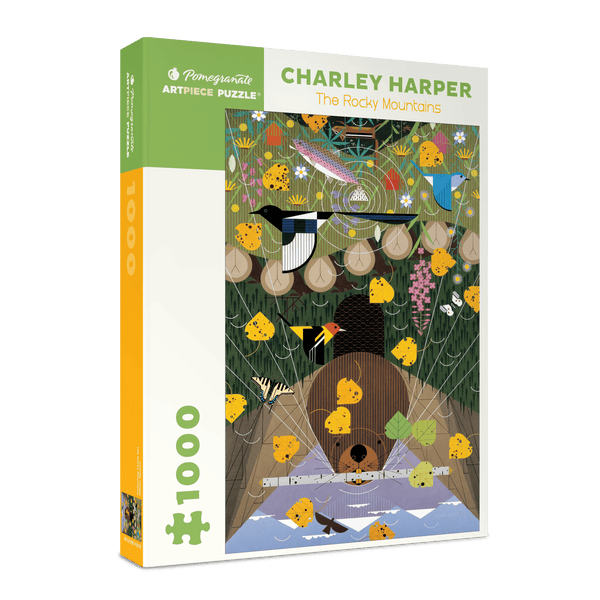 Charley Harper: The Rocky Mountains 1000 - piece Jigsaw Puzzle - Harmony