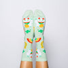 Lucky Cat & Clover Small Crew Socks - Harmony