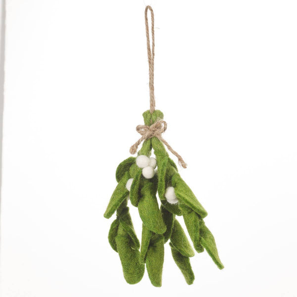 Wool Felt Mistletoe Sprig - Harmony