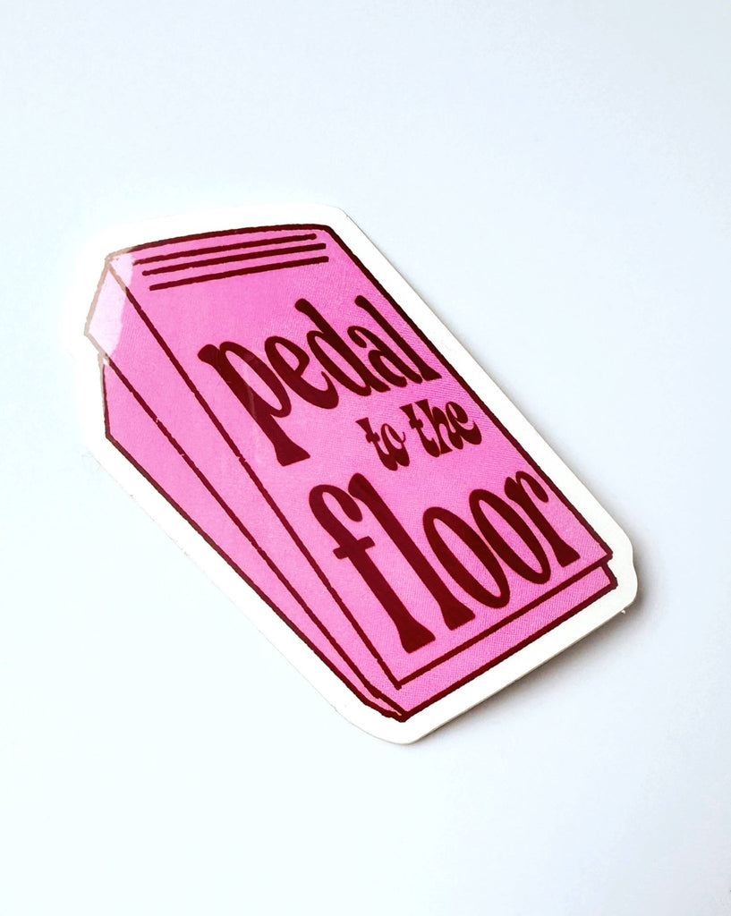 Pedal to the floor Sewing Quilting Sticker - Harmony