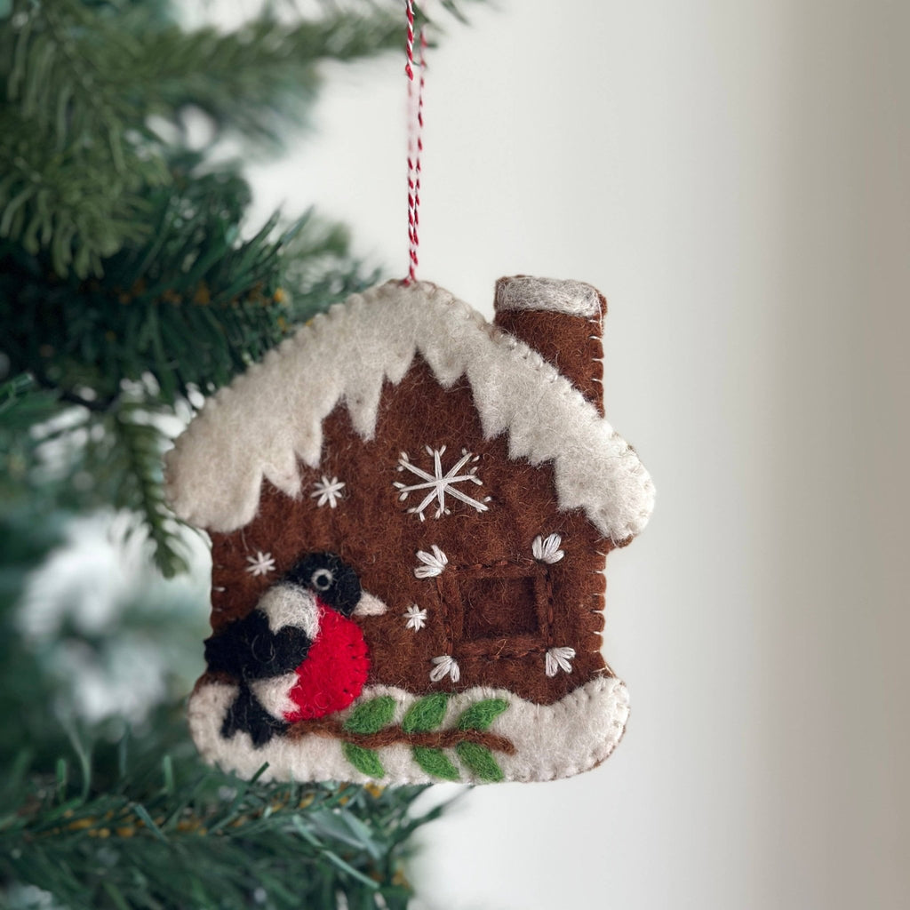 Felt Ornament - Gingerbread House - Harmony