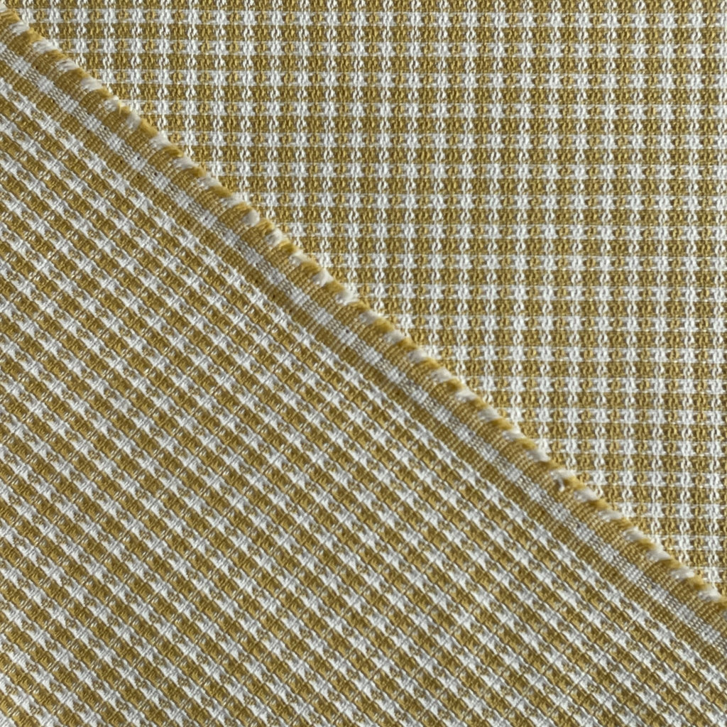 Sungold Gingham Cotton Dobby - Harmony