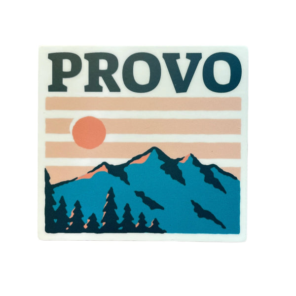 Provo Mountain Range Sticker - Harmony
