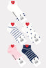 Women's Ankle Falling In Love Socks - Harmony