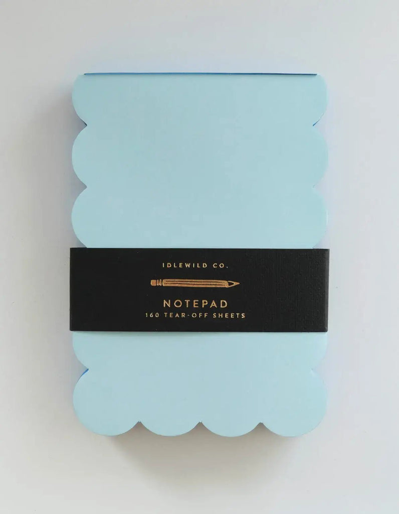 Scalloped Shaped Notepad - Harmony