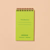 Aster Wildflower Letterpress Pocket - size Spiral Notebook - Harmony