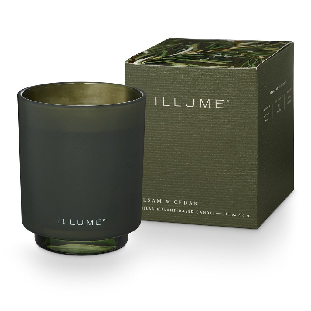 Balsam & Cedar Refillable Plant - Based Candle - Harmony