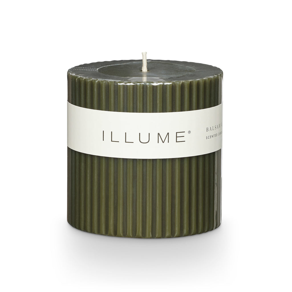 Balsam & Cedar Small Fragranced Pillar Candle