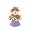 Emmeline the Suffragette Wool Ornament - Harmony