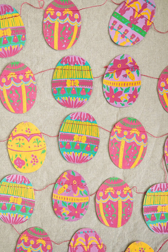 Easter Egg Sewn Garland - Harmony