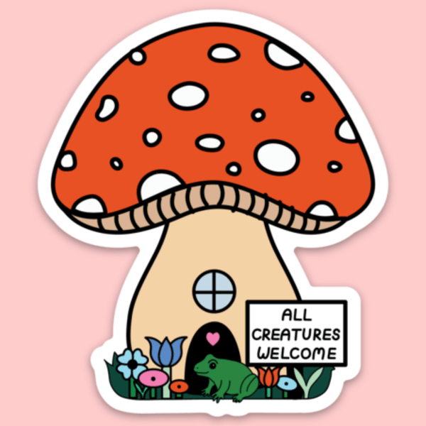 All Creatures Welcome Sticker - Harmony
