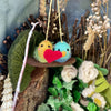 Lovebirds Wool Ornament - Harmony