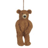 Grizzly Bear Wool Ornament - Harmony