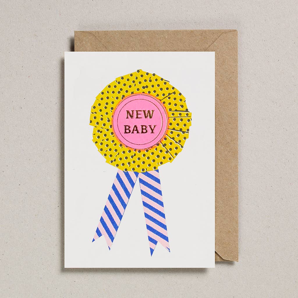 New Baby Riso Card - Harmony