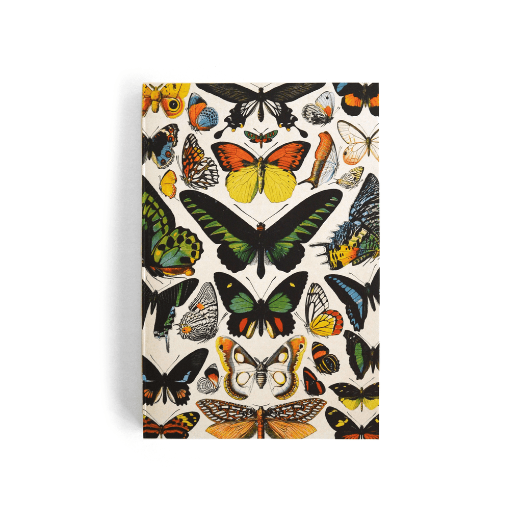 Vintage Butterfly Exposed Coptic Binding Notebook - Harmony