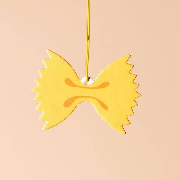 Farfalle Bowtie Pasta Air Freshener / Lemon Scent - Harmony
