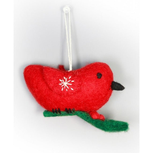 Red Bird Ornament - Harmony