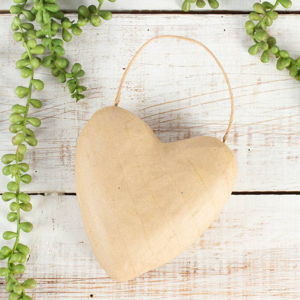 Paper Mache Heart Ornament - Harmony