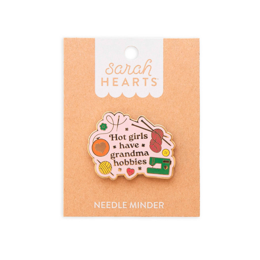 "Hot Girls Have Grandma Hobbies" Magnetic Needle Minder - Harmony