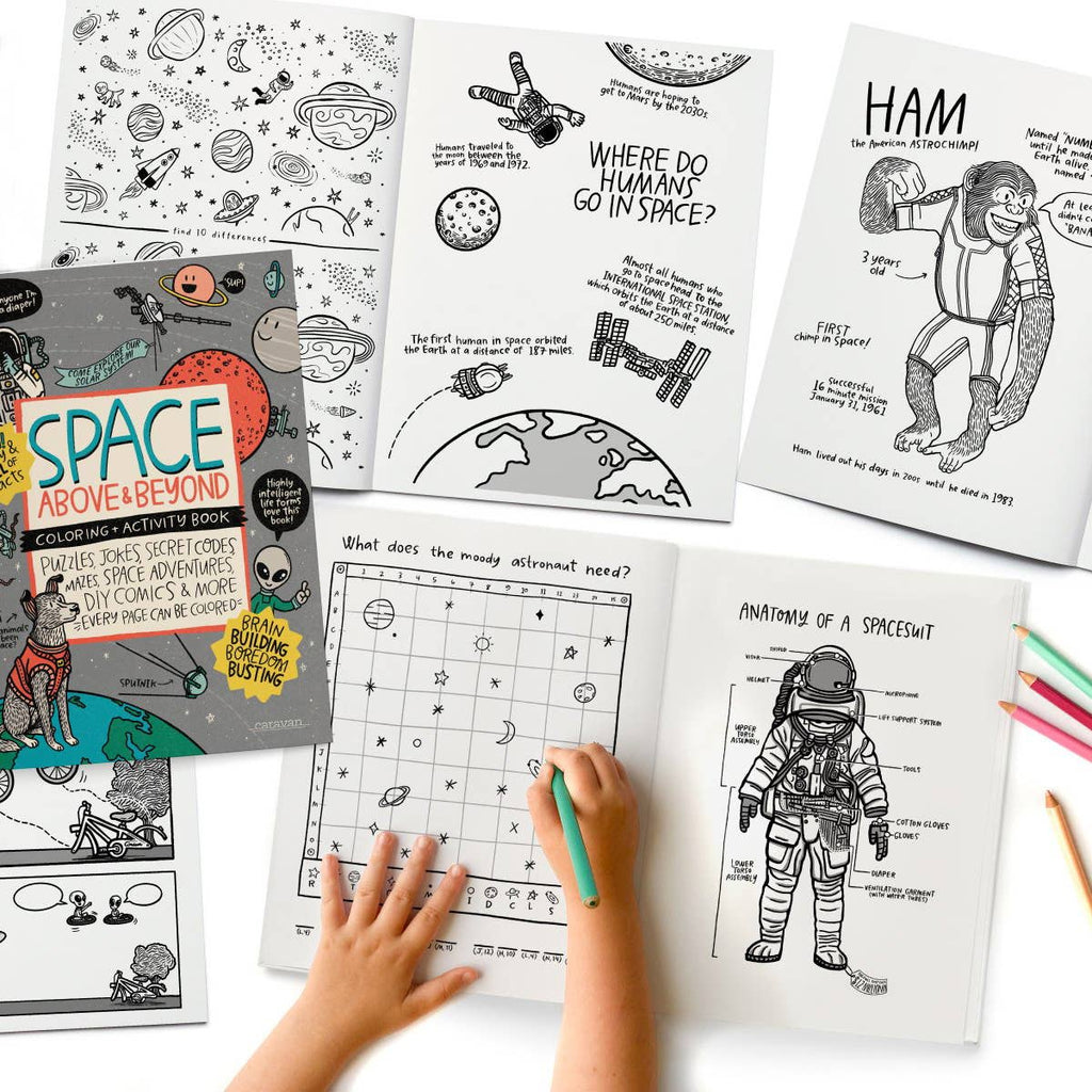 Space, Above & Beyond Coloring & Activity Book - Harmony