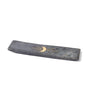 Indukala Moon Phase Incense Holder - Black Carved Marble - Harmony