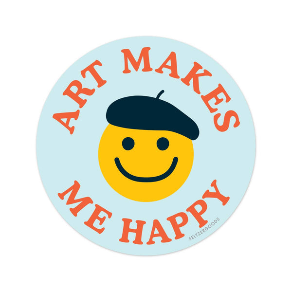 Happy Art Smiley Sticker - Harmony