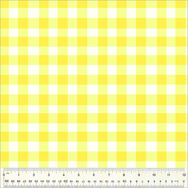 Heather Ross By Hand / Essential Gingham / Lemon - Harmony