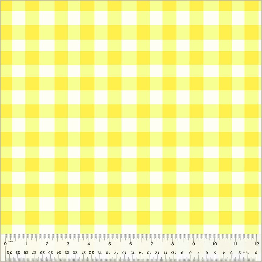 Heather Ross By Hand / Essential Gingham / Lemon - Harmony