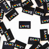 Love Pride Heart Woven Sewing Labels - Pride Gift - Harmony