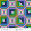 Canvas & Co. / Log Cabin / Periwinkle / Canvas - Harmony