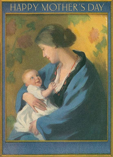 Mother's Day Postcards / Happy Mother's Day, Painting - Harmony