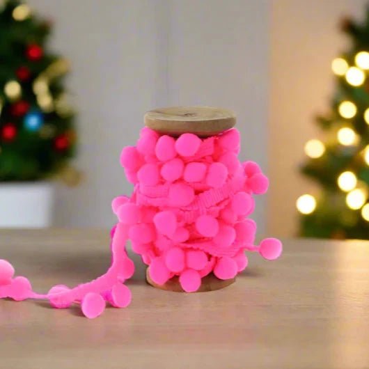 Pom Pom Trim - Hot Pink - Harmony