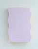 Wavy Shaped Notepad - Harmony