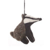 Bertie Badger Wool Ornament - Harmony