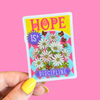 Hope Is A Discipline Glitter Sticker - Harmony