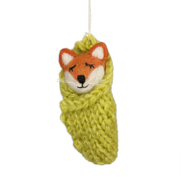 Cozy Fox Ornament - Harmony