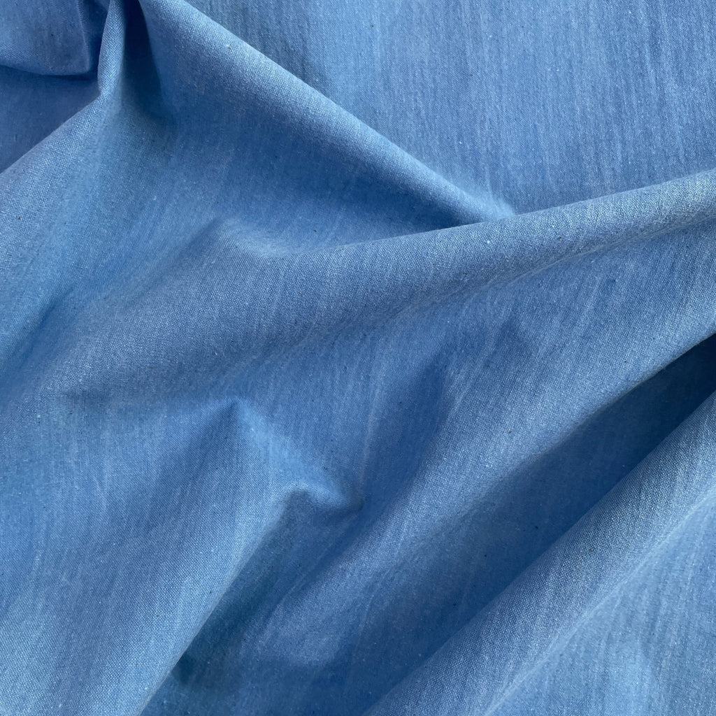 Light Wash Cotton/Linen Chambray - Harmony