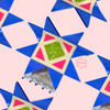 Quilt Hair Claw - Harmony