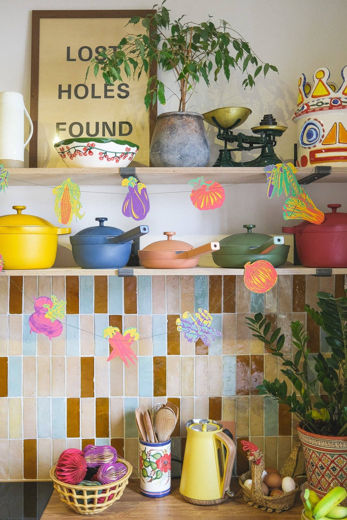 Vegetables Sewn Garland - Harmony