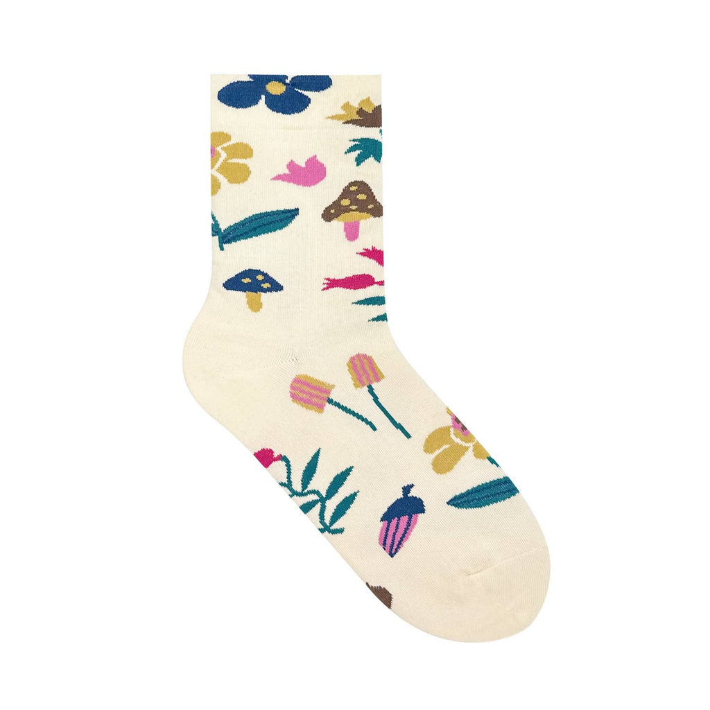 Mushroom Fleur Flower Socks - Harmony