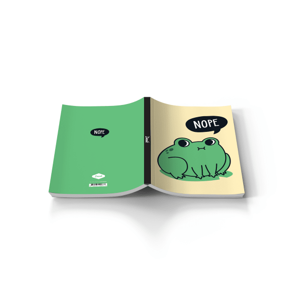 Classic Layflat Notebook / Nope Frog - Harmony