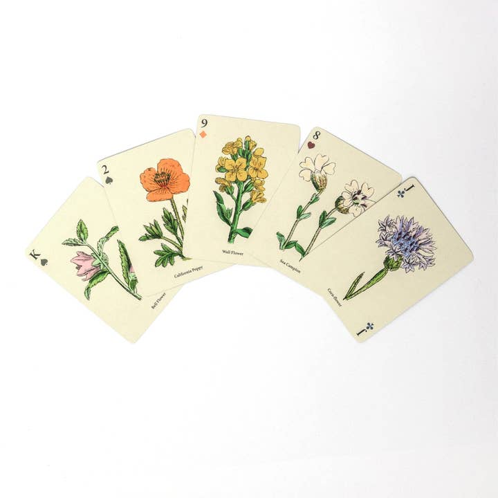 Wildflowers Single Playing Card Deck - Harmony