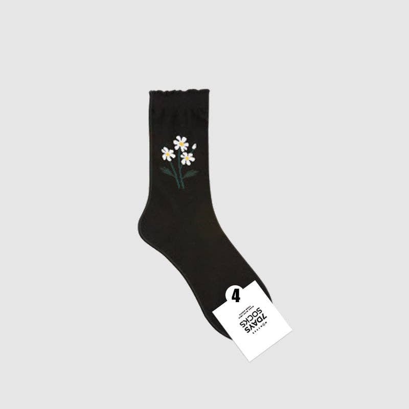 Mesh Romantic Day Socks - Harmony