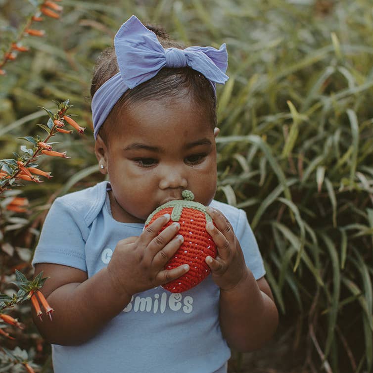 Pretend Play Food Rattle - Strawberry - Harmony