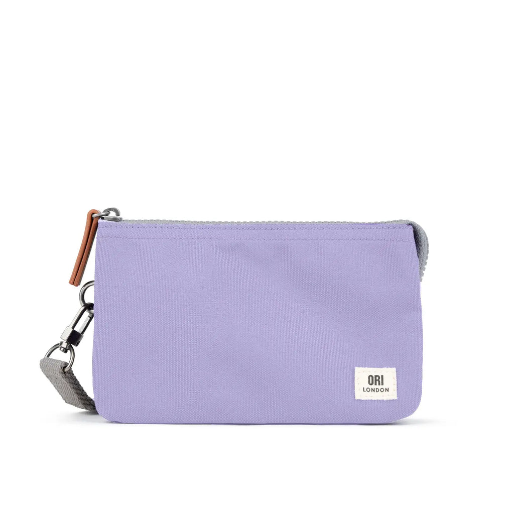 Carnaby Medium Recycled Canvas Bag with Wrist Strap / Lavender - Harmony