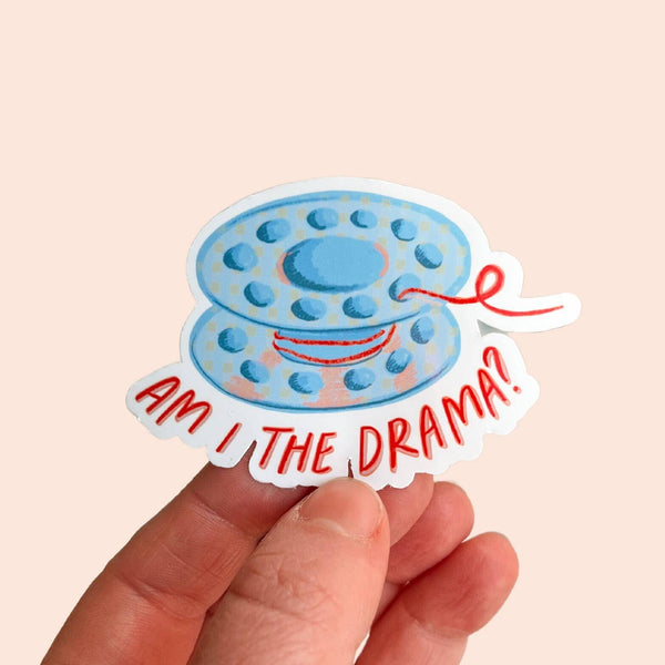 Am I The Drama Vinyl Sticker - Harmony